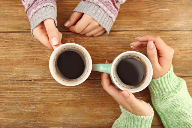 Friendship over coffee